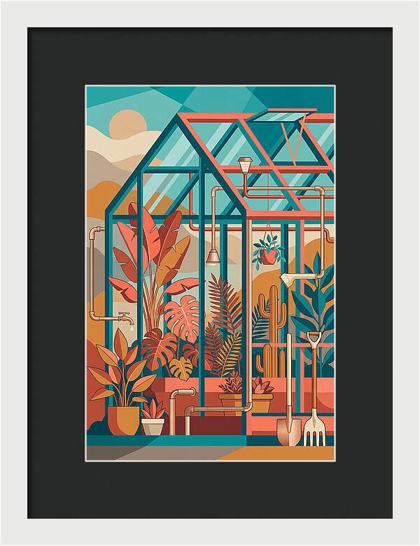 Greenhouse Oasis In Color