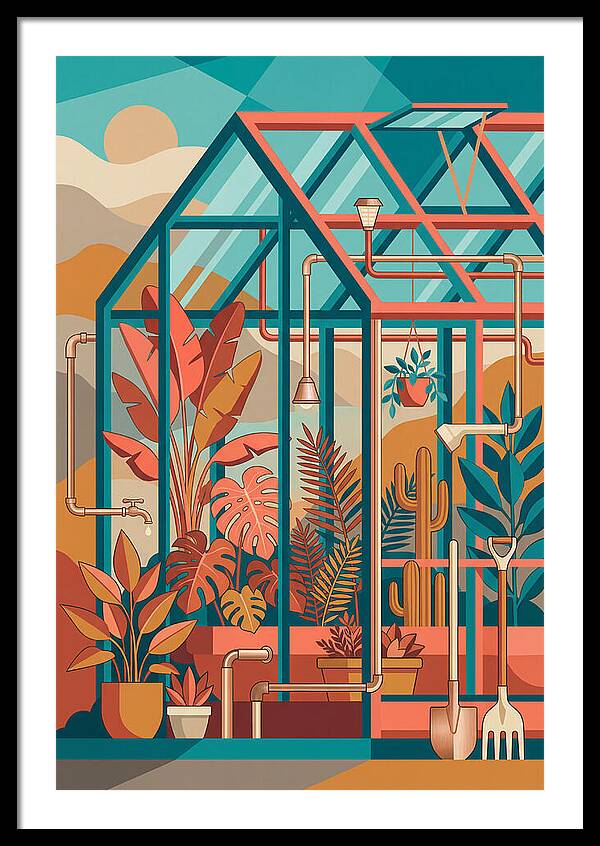 Greenhouse Oasis In Color