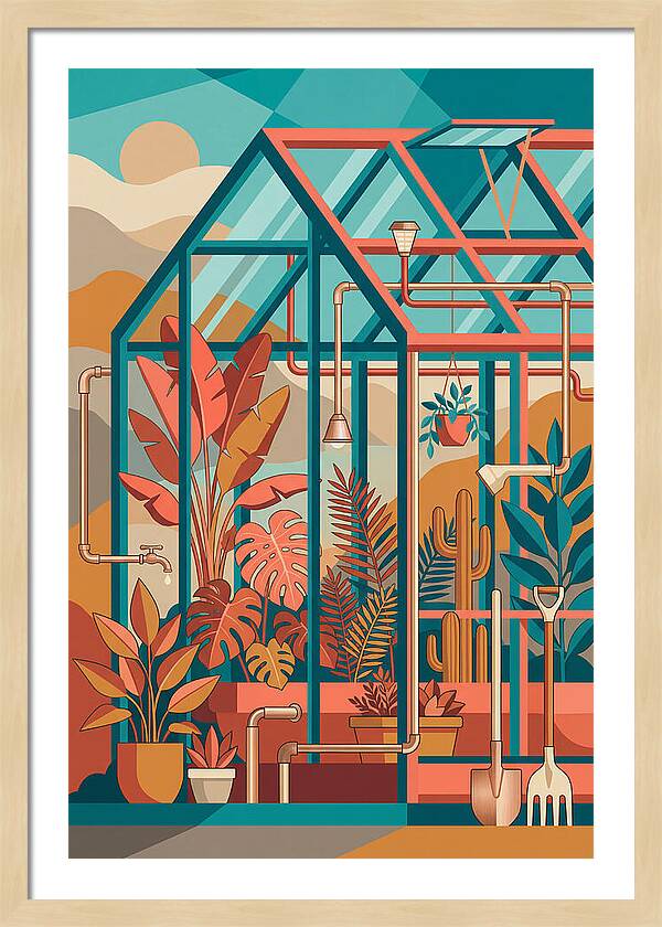 Greenhouse Oasis In Color
