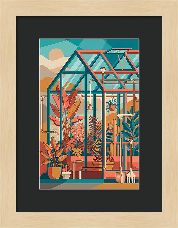 Greenhouse Oasis In Color