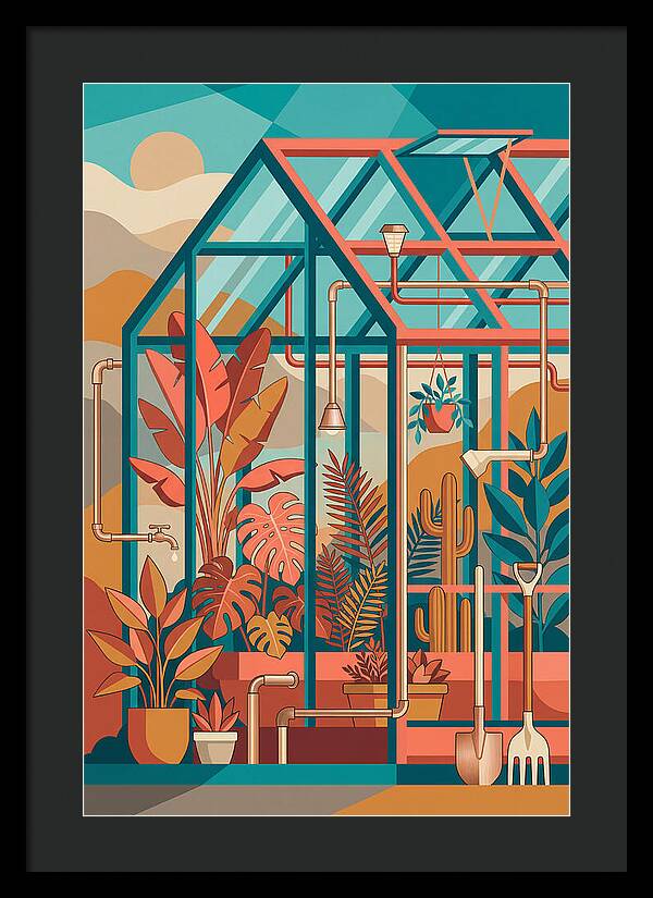 Greenhouse Oasis In Color