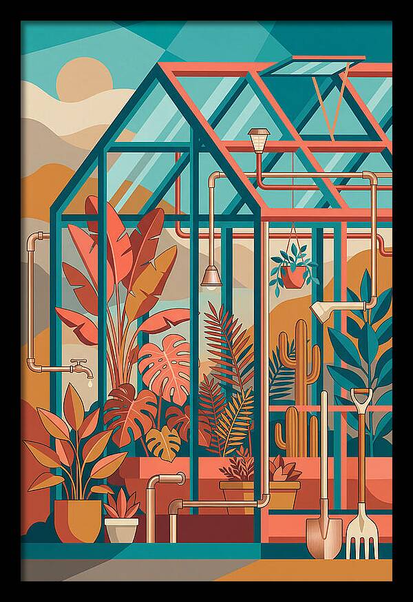 Greenhouse Oasis In Color