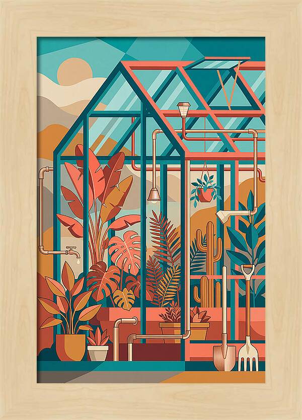 Greenhouse Oasis In Color