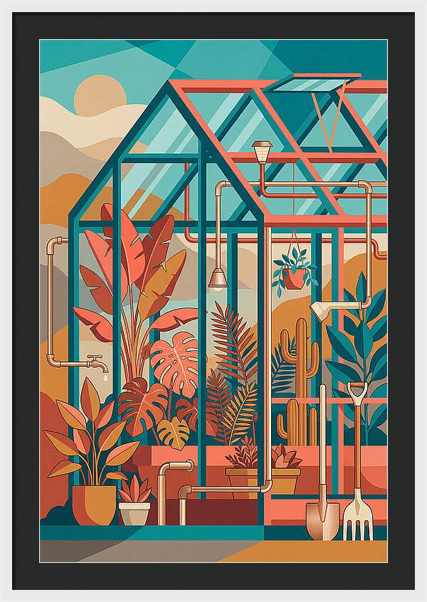 Greenhouse Oasis In Color