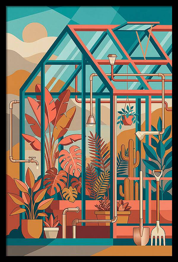 Greenhouse Oasis In Color