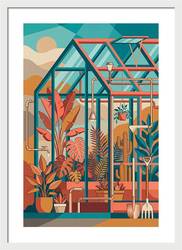 Greenhouse Oasis In Color