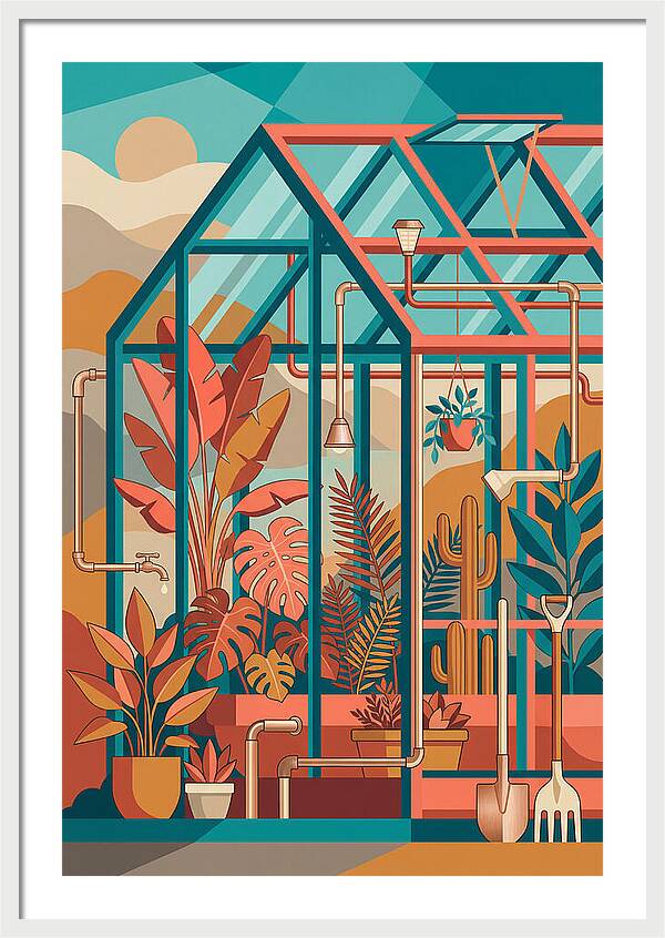 Greenhouse Oasis In Color