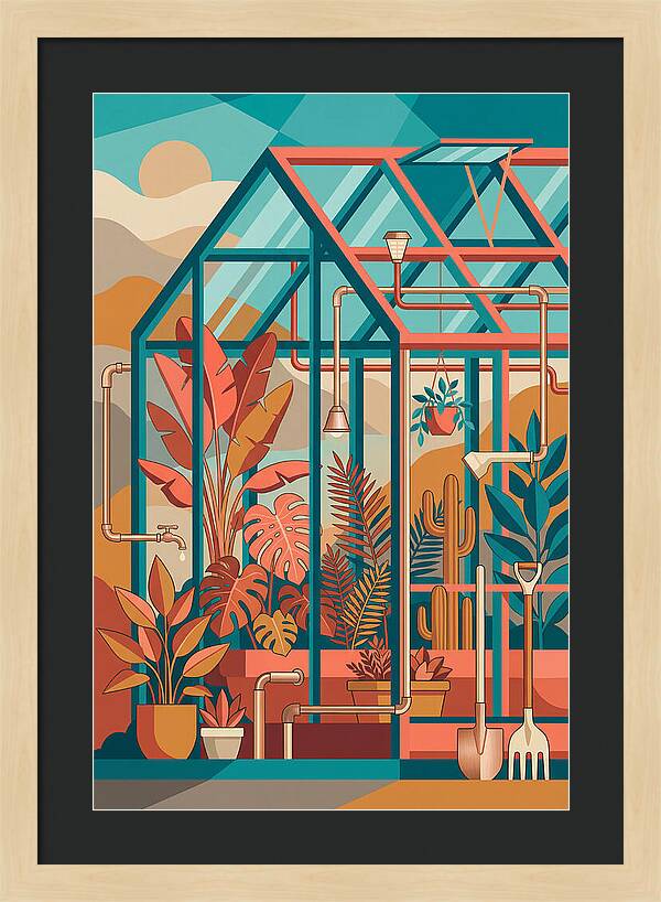 Greenhouse Oasis In Color