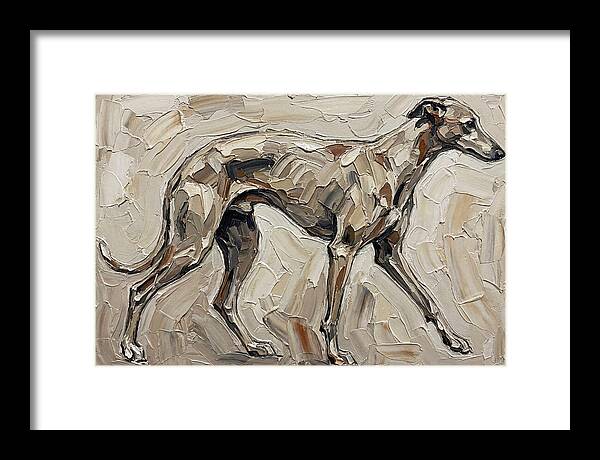 Greyhound In Motion