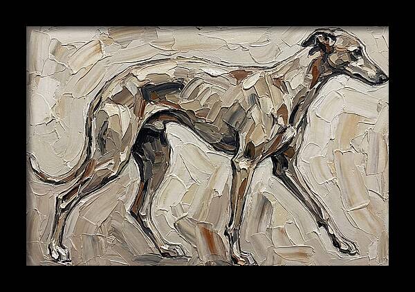 Greyhound In Motion