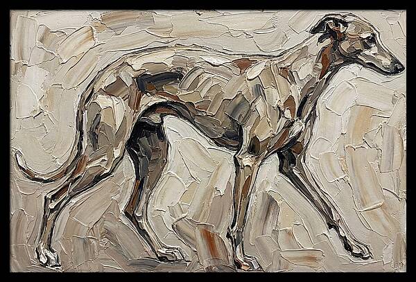 Greyhound In Motion