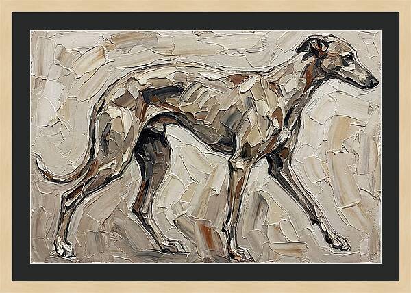 Greyhound In Motion
