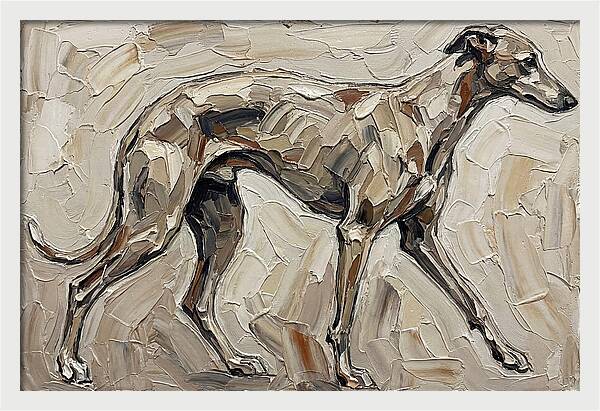 Greyhound In Motion