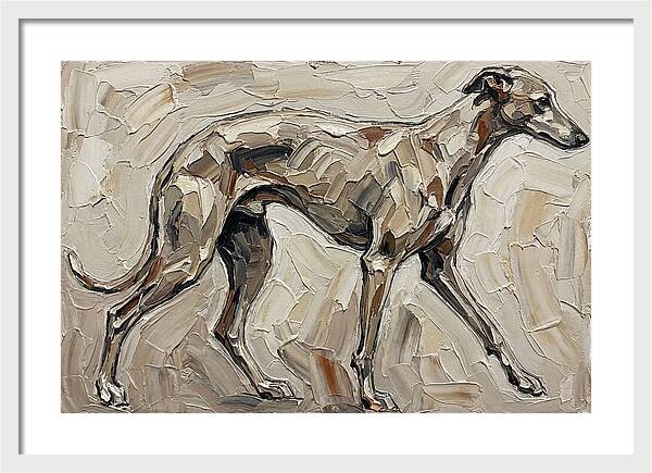 Greyhound In Motion