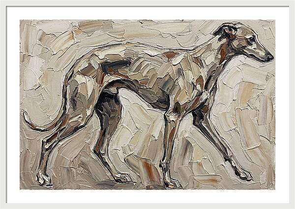Greyhound In Motion