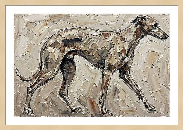 Greyhound In Motion