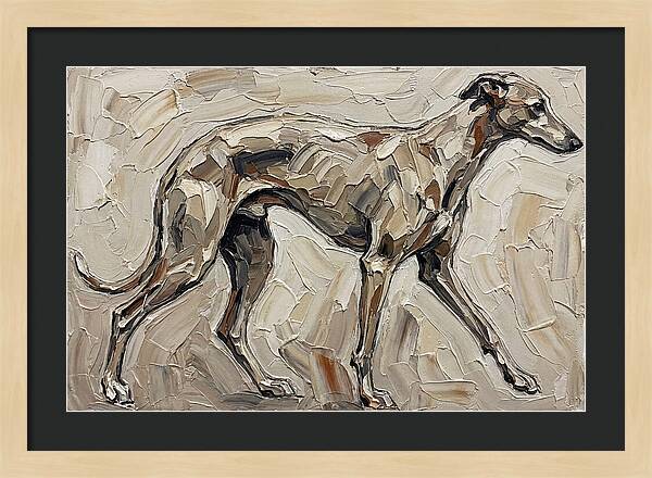 Greyhound In Motion