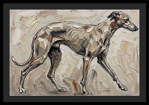 Greyhound In Motion