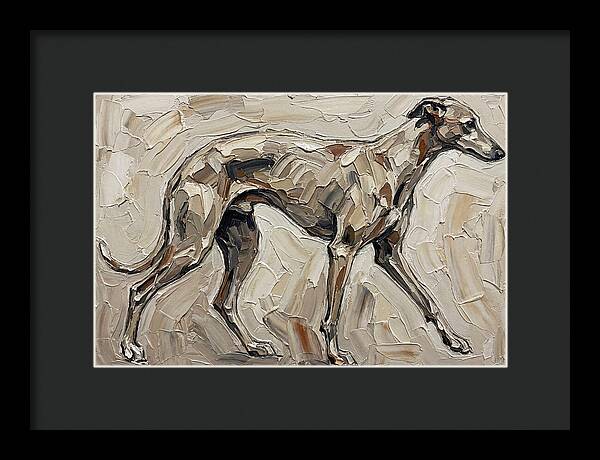Greyhound In Motion