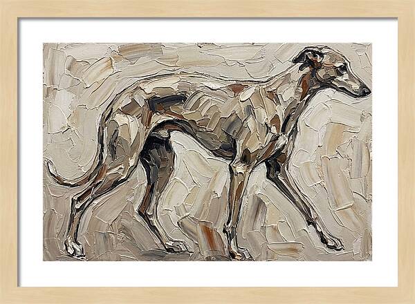 Greyhound In Motion