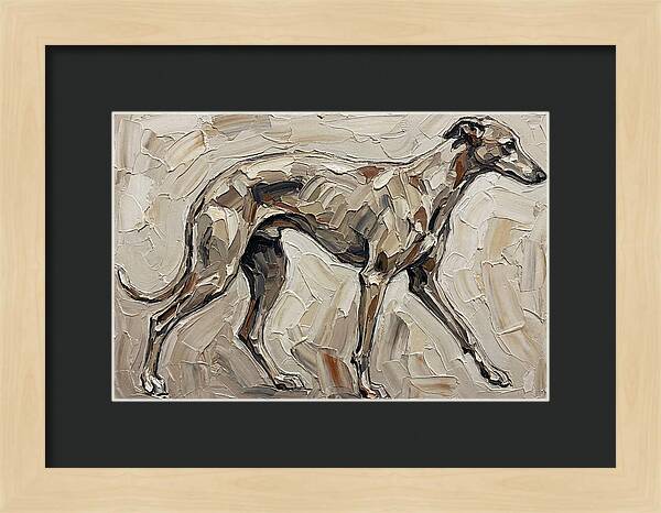 Greyhound In Motion