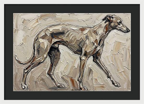 Greyhound In Motion