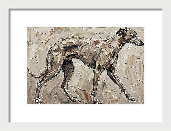 Greyhound In Motion