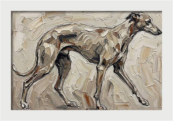 Greyhound In Motion