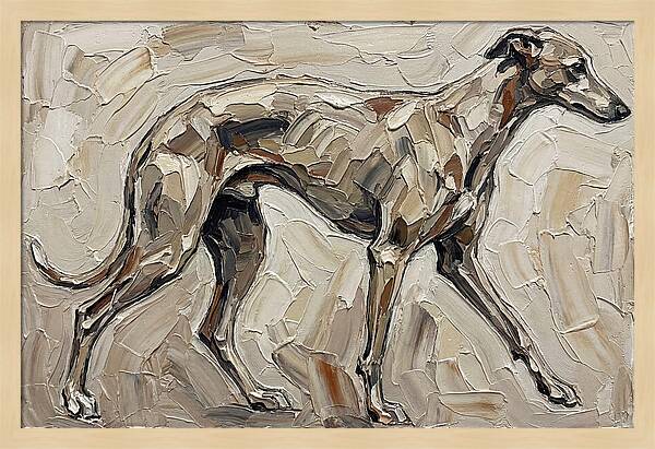 Greyhound In Motion