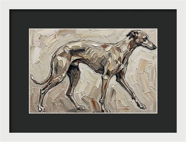 Greyhound In Motion