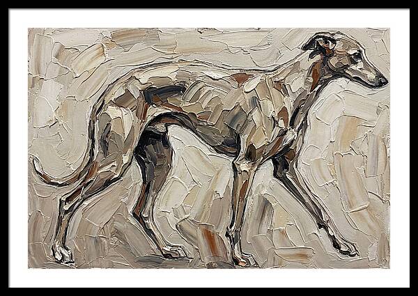 Greyhound In Motion