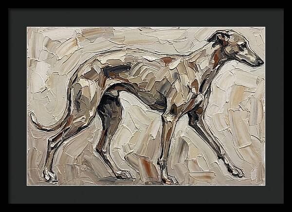 Greyhound In Motion