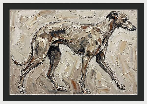 Greyhound In Motion