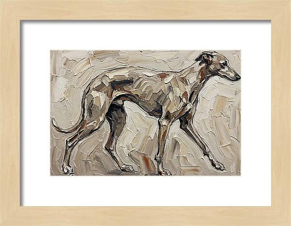 Greyhound In Motion