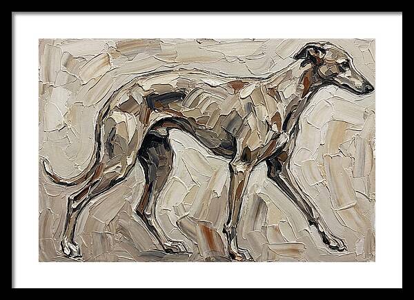 Greyhound In Motion