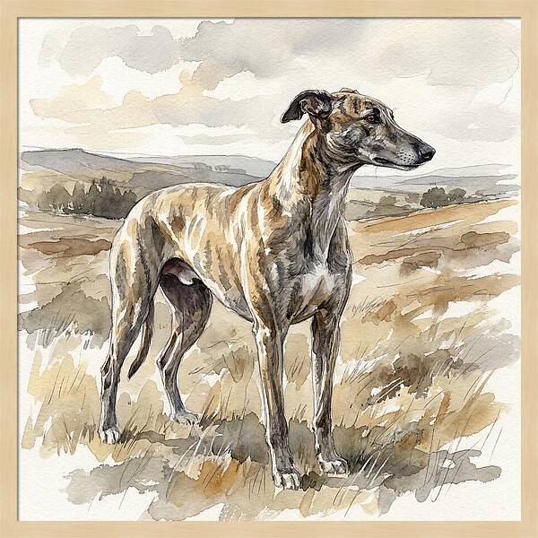 Greyhound In Nature