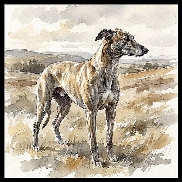 Greyhound In Nature