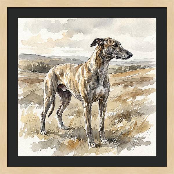 Greyhound In Nature