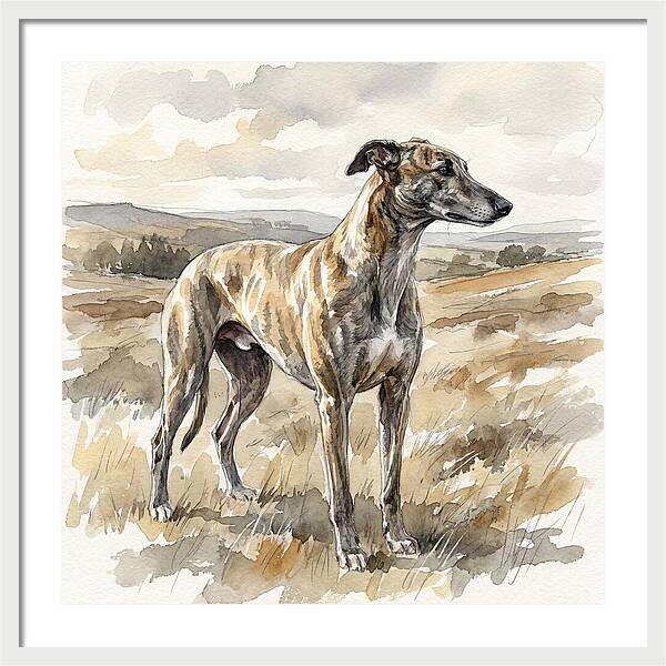 Greyhound In Nature