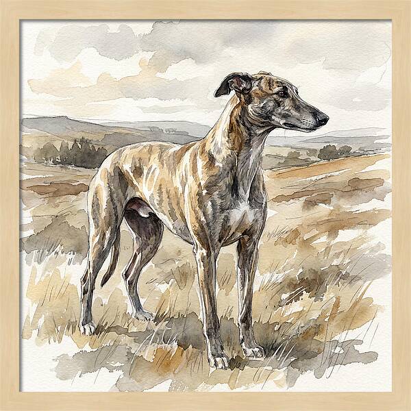 Greyhound In Nature