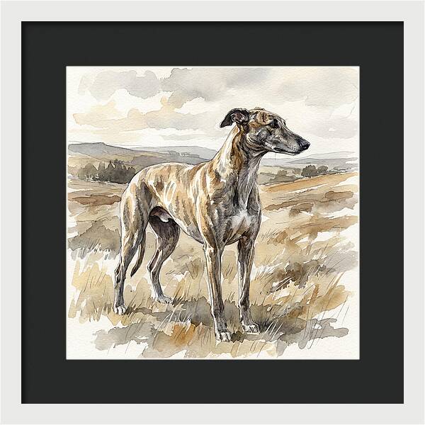Greyhound In Nature