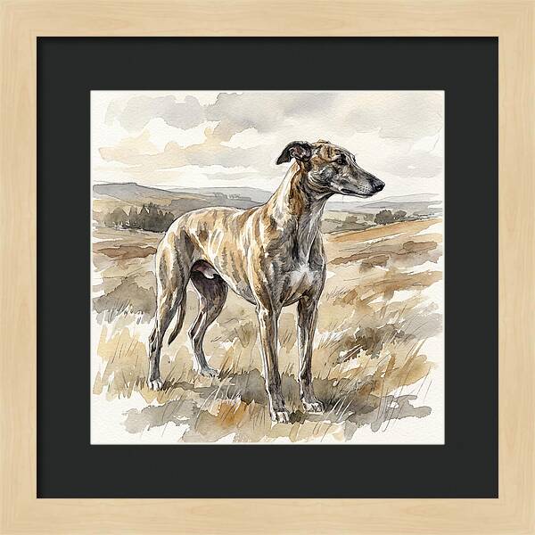 Greyhound In Nature