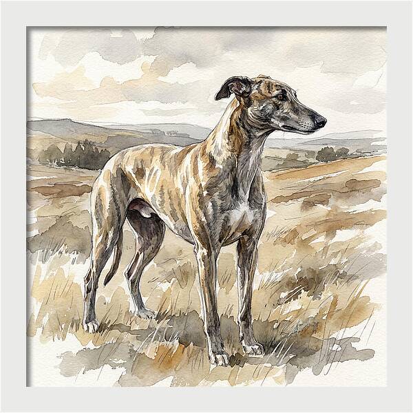 Greyhound In Nature