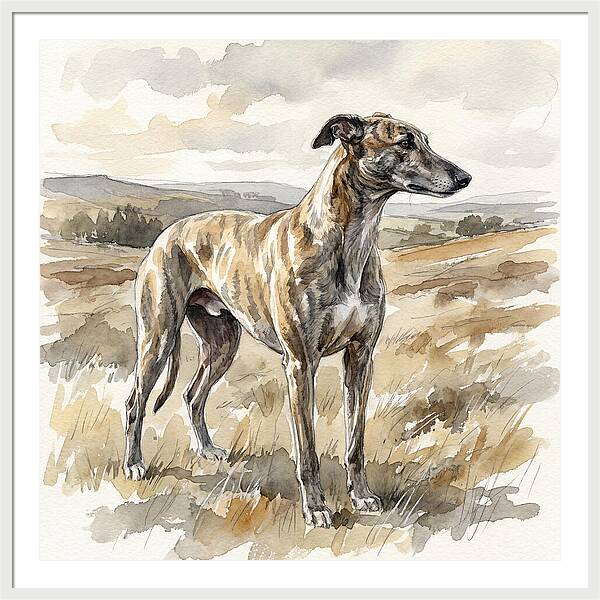Greyhound In Nature