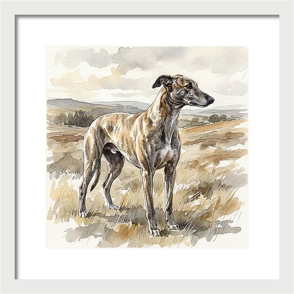 Greyhound In Nature
