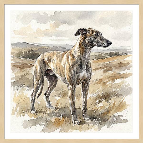 Greyhound In Nature