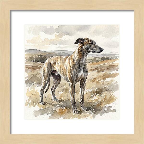 Greyhound In Nature