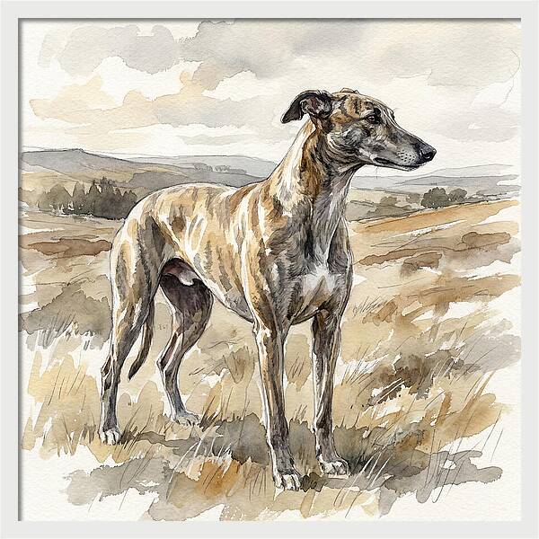 Greyhound In Nature