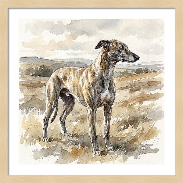 Greyhound In Nature