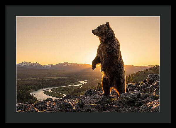 Grizzly Bear Standing Tall
